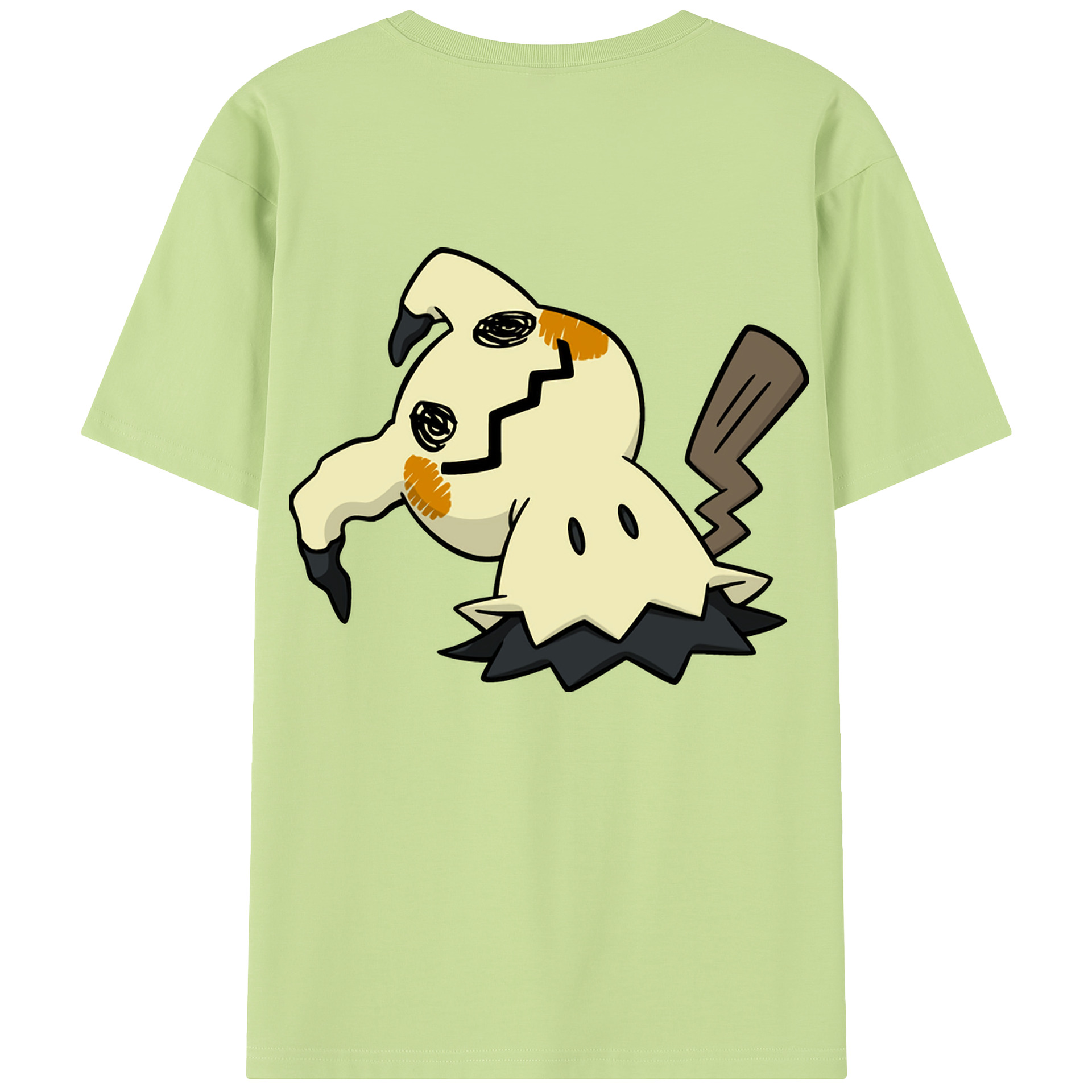 （画像用） ポケットモンスター Pokémon 綿100％半袖Tシャツ（背面プリント）
